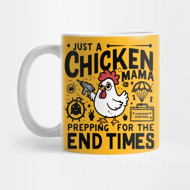 Humorous Chicken Prepper Survivalist Image by Reformed Fire